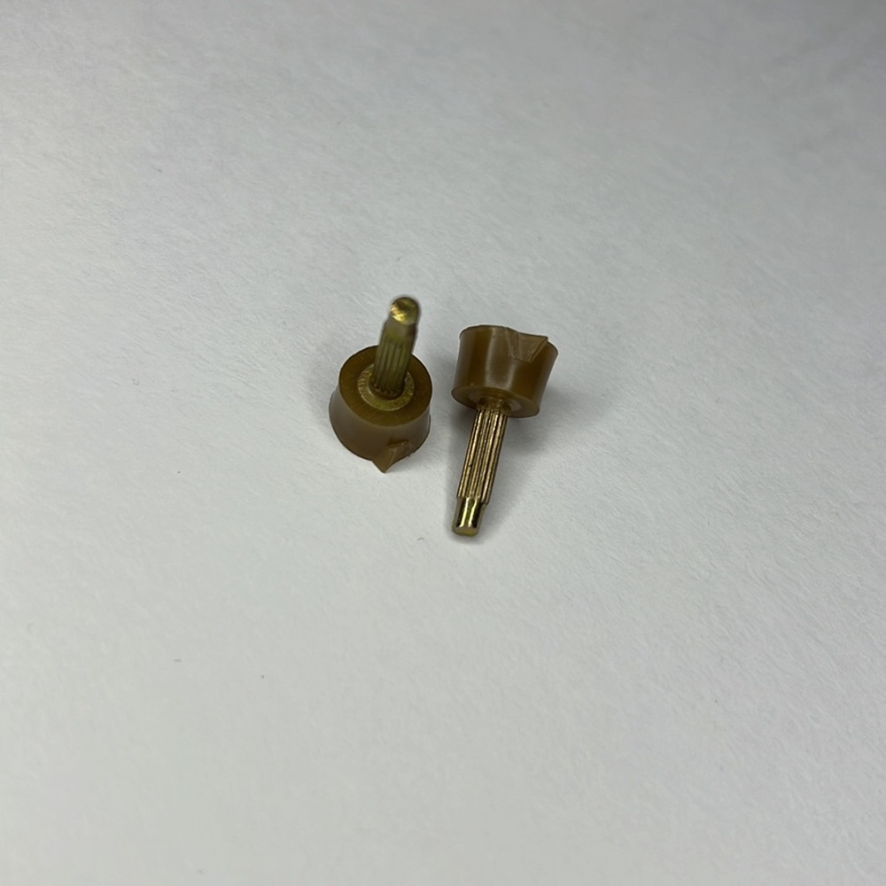 Gold Iridescent Closed Toe Heels - Picture 7 of 8